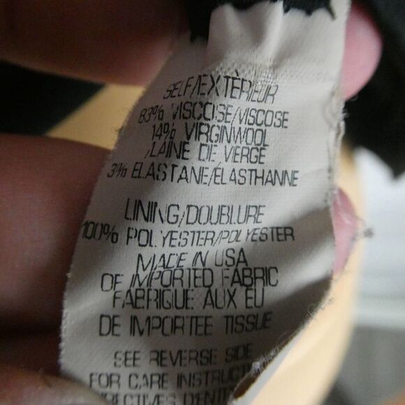 Theory Korla Fountain Structured Short Sleeve Black Blouse Career Versatile Sm - Picture 7 of 10